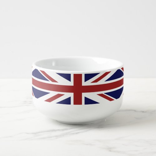 PixDezines union jack Soup Mug