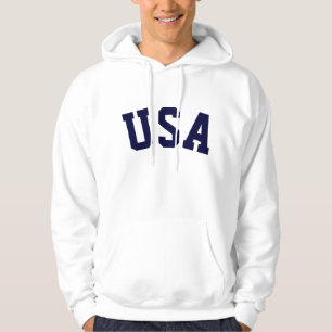 PixDezines USA/DIY text+font+color Hoodie