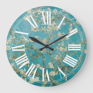 PixDezines Van Gogh Almond Blossom at Saint-Rémy Large Clock
