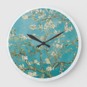 PixDezines Van Gogh Almond Blossom at Saint-Rémy Large Clock