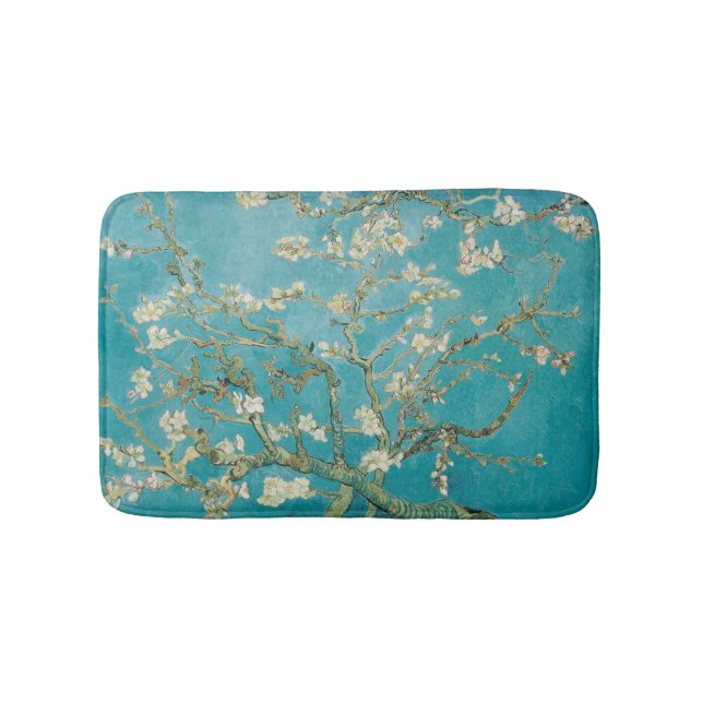 PixDezines van gogh almond blossoms/st. remy Bath Mat (Front)
