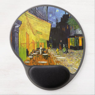 PixDezines van gogh cafe terrace Gel Mouse Pad