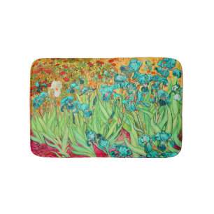 PixDezines van gogh iris/st. remy Bathroom Mat