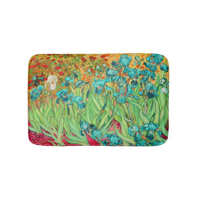 PixDezines van gogh iris/st. remy Bathroom Mat (Front)