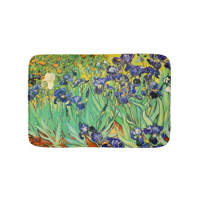 PixDezines van gogh iris/st. remy Bathroom Mat (Front)