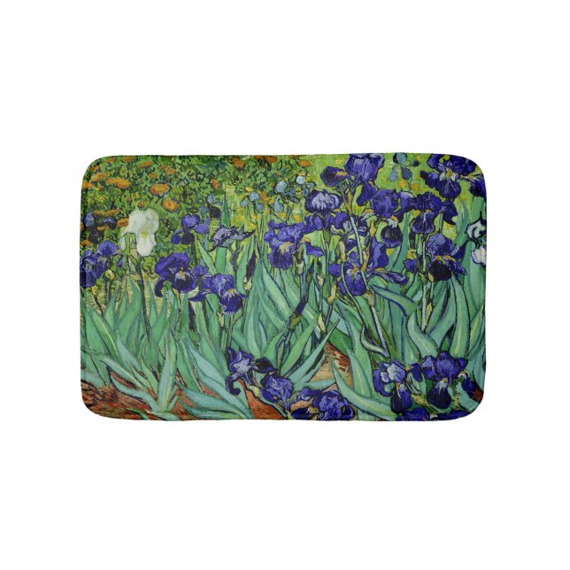 PixDezines van gogh iris/st. remy Bathroom Mat (Front)