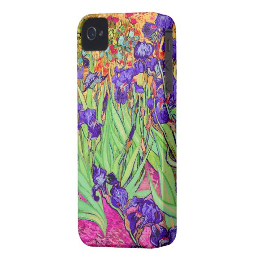 PixDezines van gogh iris/st. remy Case-Mate iPhone Case (Back Left)