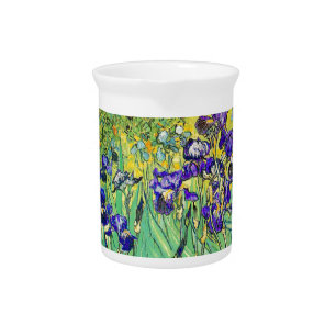 PixDezines van gogh iris/st. remy Drink Pitcher