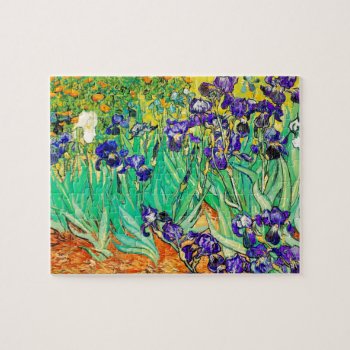 Pixdezines Van Gogh Iris/st. Remy Jigsaw Puzzle by The_Masters at Zazzle