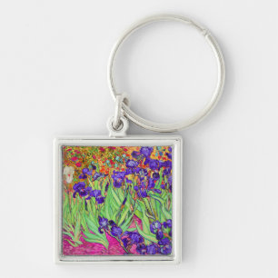 PixDezines van gogh iris/st. remy Keychain