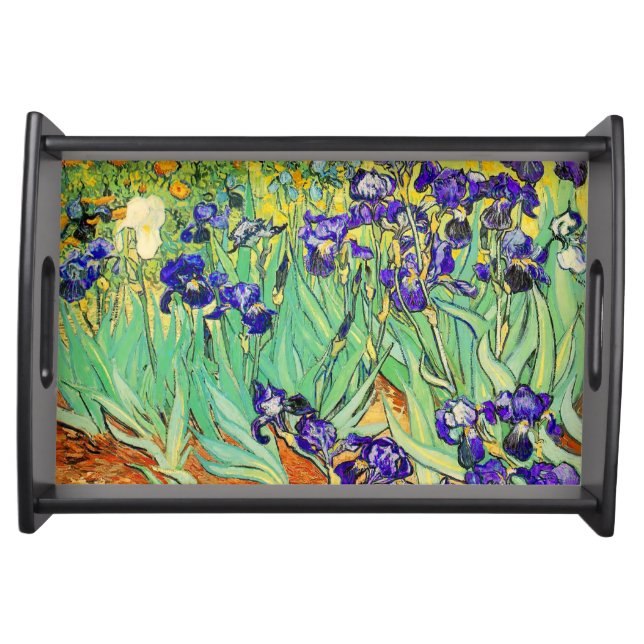 PixDezines van gogh iris/st. remy Serving Tray (Front)