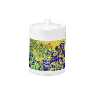 PixDezines van gogh iris/st. remy Teapot