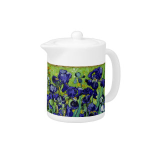 PixDezines van gogh iris/st. remy Teapot