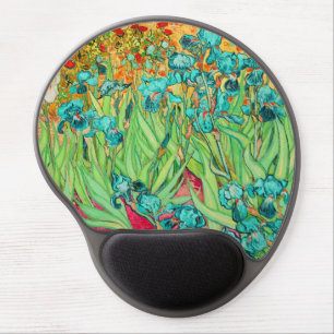 PixDezines van gogh irises/st. remy Gel Mouse Pad