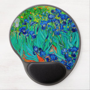 PixDezines van gogh irises/st. remy Gel Mouse Pad