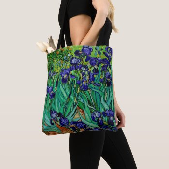 Pixdezines Van Gogh Purple Irises/st. Remy Tote Bag by The_Masters at Zazzle