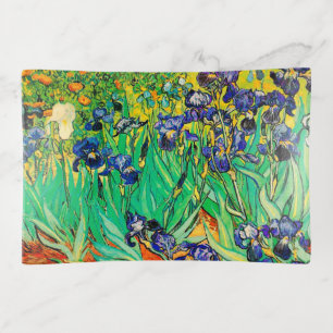 PixDezines Van Gogh Purple Irises, St. Remy Trinket Tray