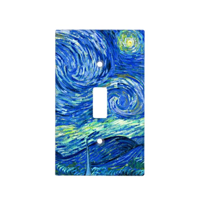 PixDezines van gogh starry night Light Switch Cover (Front)