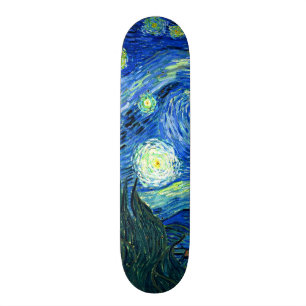 PixDezines van gogh starry night Skateboard Deck