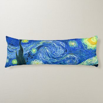 Pixdezines Van Gogh Starry Night/st. Remy Body Pillow by The_Masters at Zazzle