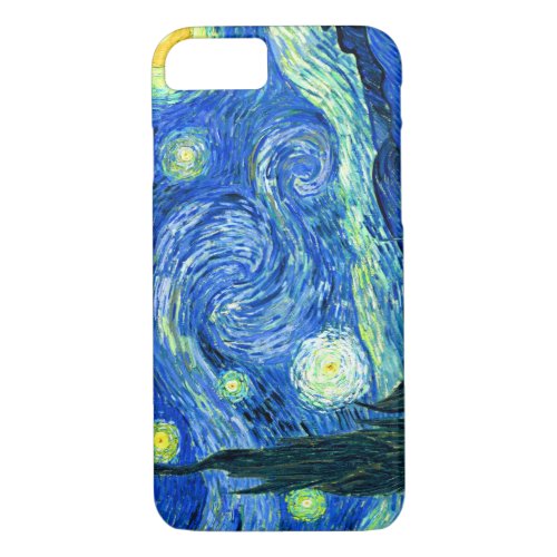 PixDezines Van Gogh Starry NightSt Remy iPhone 87 Case
