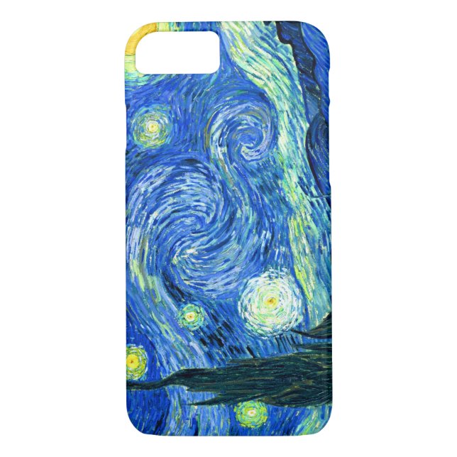 PixDezines Van Gogh Starry Night/St. Remy Case-Mate iPhone Case (Back)