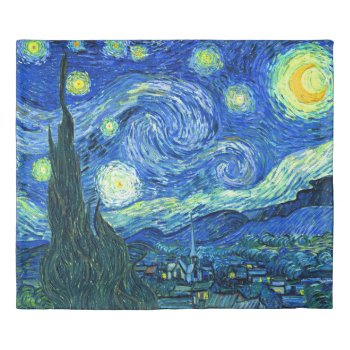 Pixdezines Van Gogh Starry Night/st. Remy Duvet Cover by The_Masters at Zazzle
