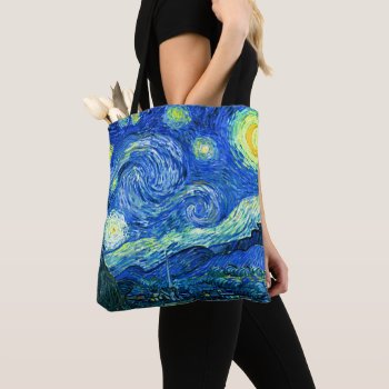 Pixdezines Van Gogh Starry Night/st. Remy Tote Bag by The_Masters at Zazzle