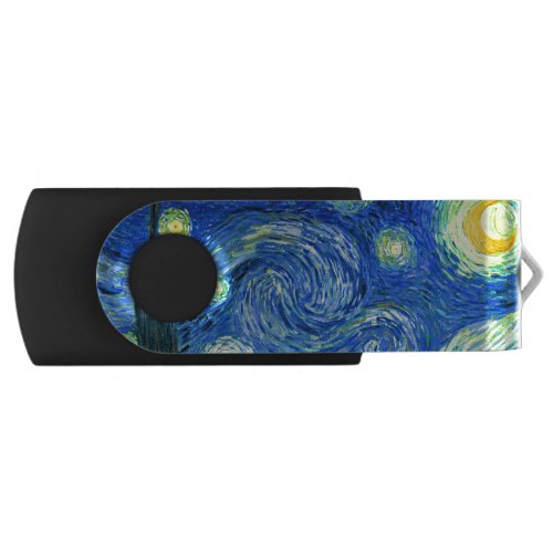 PixDezines Van Gogh Starry NightSt Remy USB Flash Drive