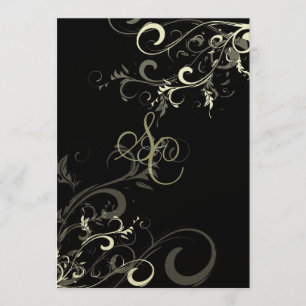 PixDezines vanilla swirls/diy background color Invitation