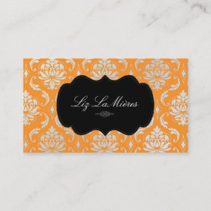 PixDezines Vendome Damask Business Card