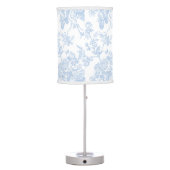 PixDezines victorian toile/blue/roses Table Lamp (Back)