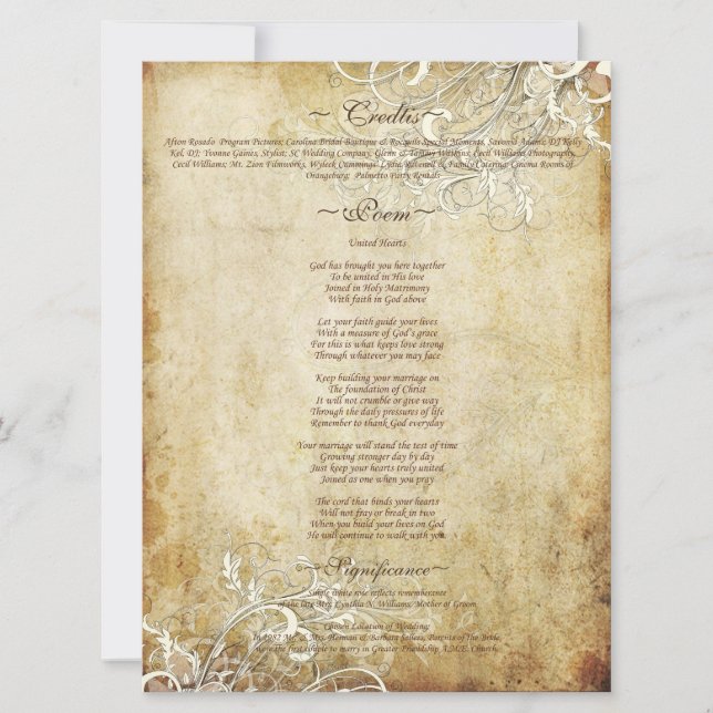 PixDezines vintage cream swirls (Front)