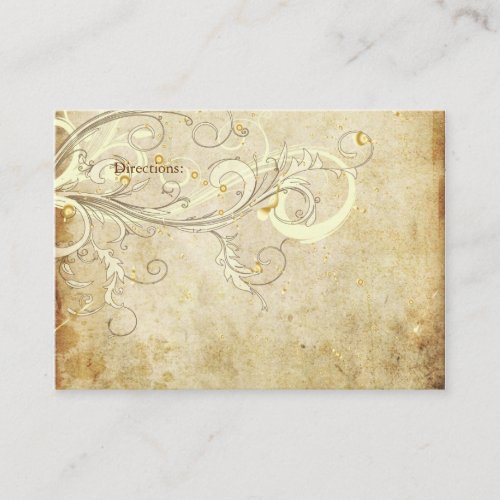 PixDezines vintage cream swirls Business Card Templates