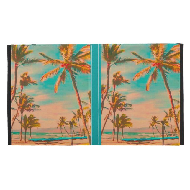 PixDezines vintage hawaii iPad Folio Cover (Opened)