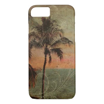 Pixdezines Vintage Hawaiian Beach  Hapuna Iphone 8/7 Case by iphone_skins at Zazzle