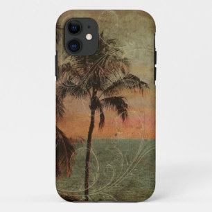 PixDezines Vintage Hawaiian Beach, hapuna iPhone 11 Case