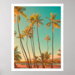 Pixdezines Vintage Hawaiian Beach/honaunau Poster at Zazzle