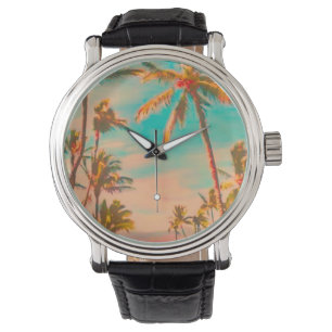PixDezines vintage hawaiian beach Watch