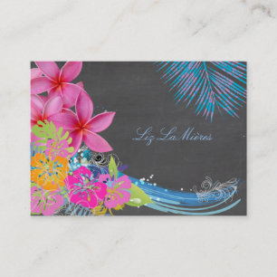 PixDezines vintage hula waves Business Card