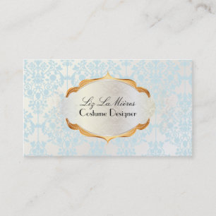 PixDezines vintage leila damask Business Card