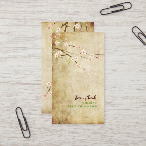 PixDezines vintage pink cherry blossomsâ™¥â™¥ Business Card Templates
