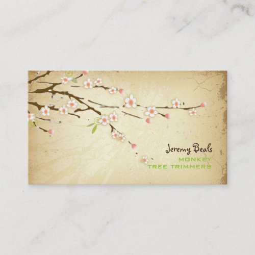 PixDezines vintage/pink cherry tree trimmers â™¥â™¥â™¥ Business Cards
