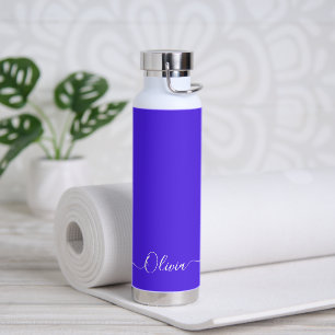 PixDezines Violet Purple DIY Color Water Bottle
