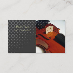 PixDezines violin/diy color Business Card