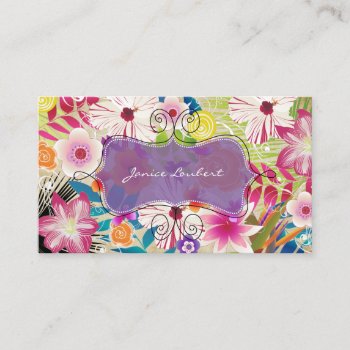 Pixdezines Wailea/vintage Background Business Card by Create_Business_Card at Zazzle