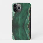 Pixdezines Watercolor Agate Dark Green Iphone 11pro Case at Zazzle