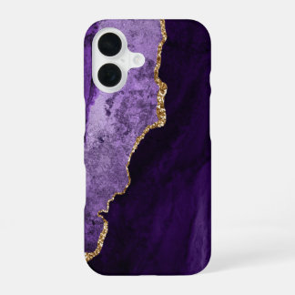 PixDezines WATERCOLOR AGATE PURPLE iPhone Case