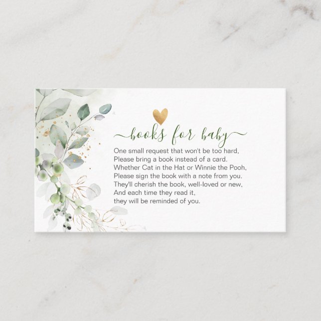 PixDezines Watercolor Eucalyptus Wreath Place Card (Front)