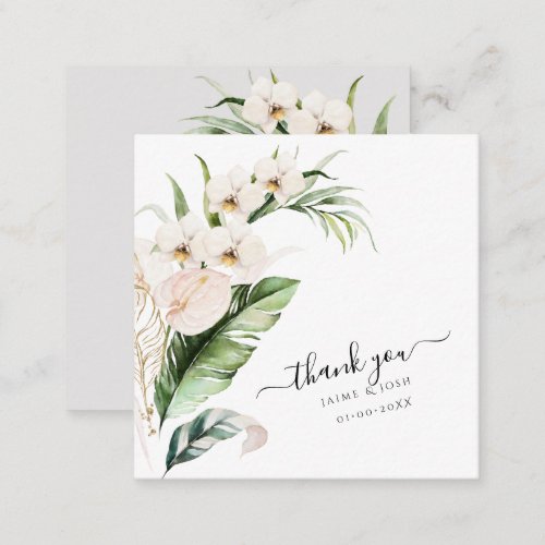 PixDezines Watercolor Tropical Jungle Note Card